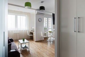 Modern apartment interior. Modern apartment interior.