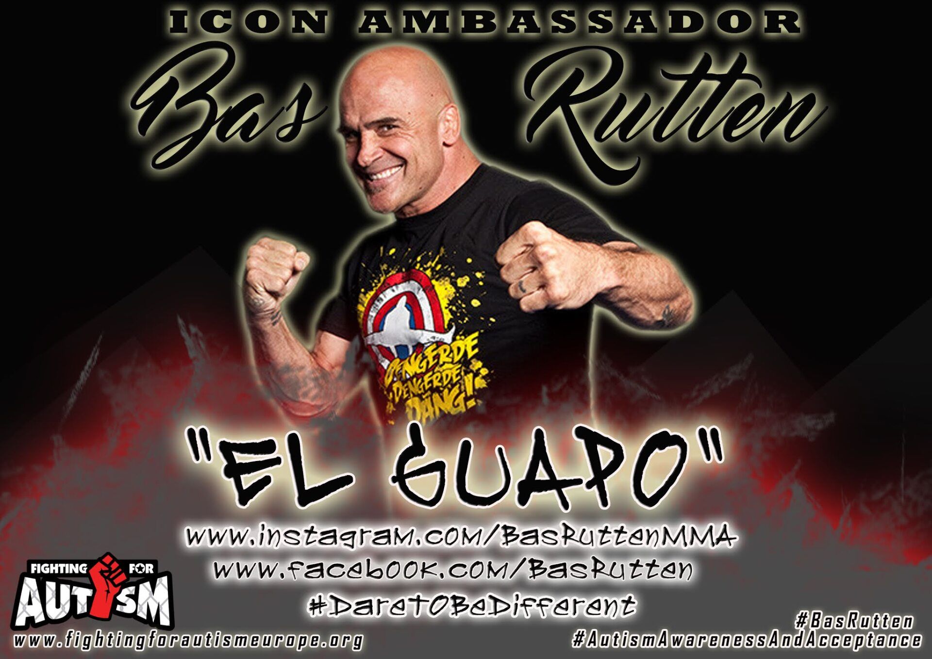 Bas Rutten World Champion & Fighting For Autism Icon Ambassador