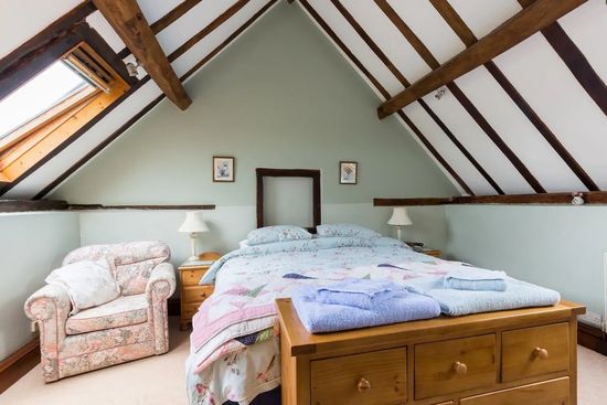 bedroom area in  accommodation