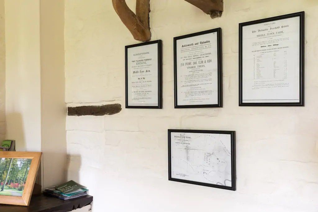 pictures on wall in house