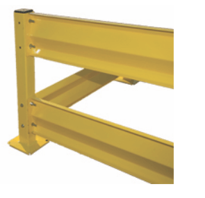 A yellow metal fence with a white background