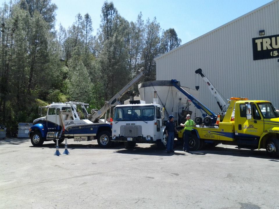 Car being towed — Auburn, CA — Hall’s Towing Car being towed — Auburn, CA — Hall’s Towing