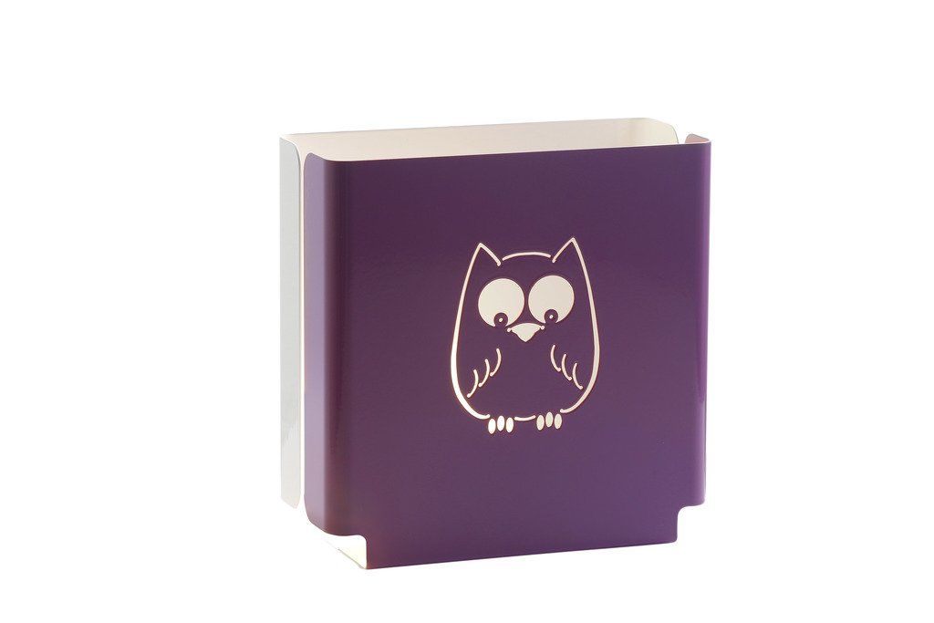 Metal Owl Lamp