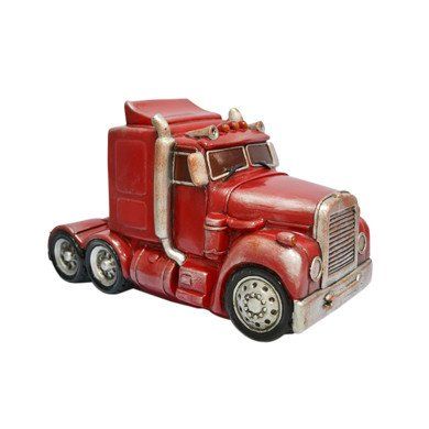 Red Tuck Table Lamp $62.50