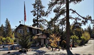 RV Park office at Holloway's Marina in Big Bear Lake California