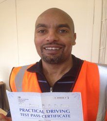 Happy newly qualified driver 6