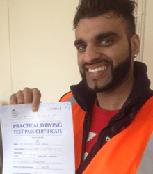 Happy newly qualified driver 15