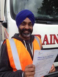 Happy newly qualified driver 2