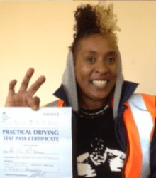 Happy newly qualified driver 12