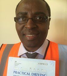 Happy newly qualified driver 19
