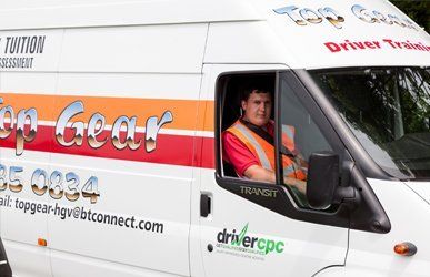 driver in Top Gear LGV