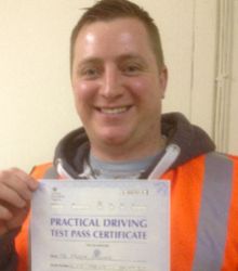 Happy newly qualified driver 14