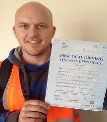 Happy newly qualified driver 7