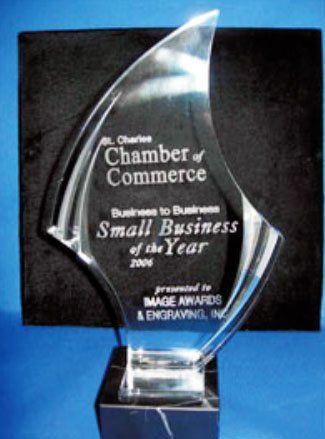 A small business of the year award from the chamber of commerce