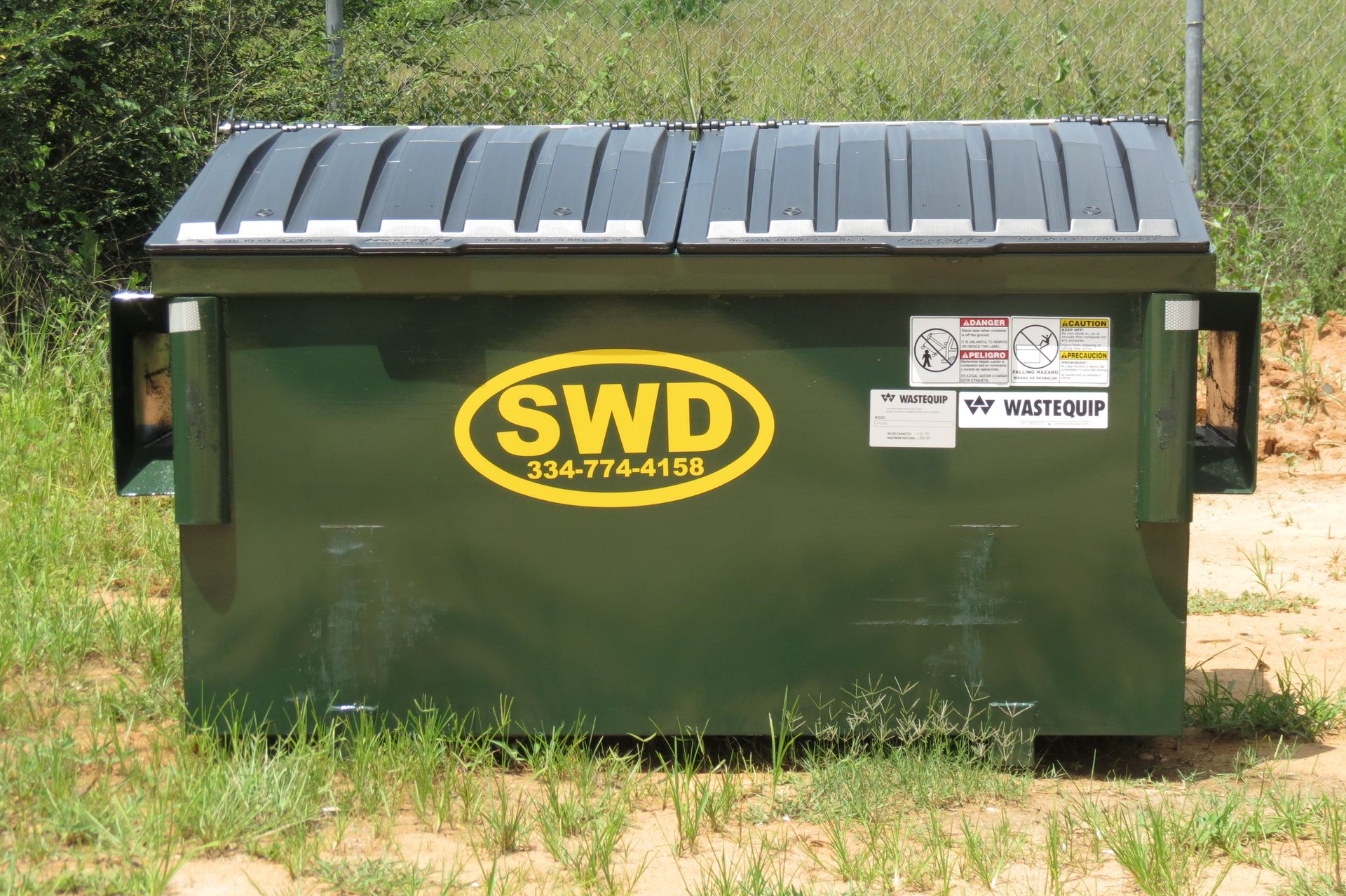 8 Yard dumpster