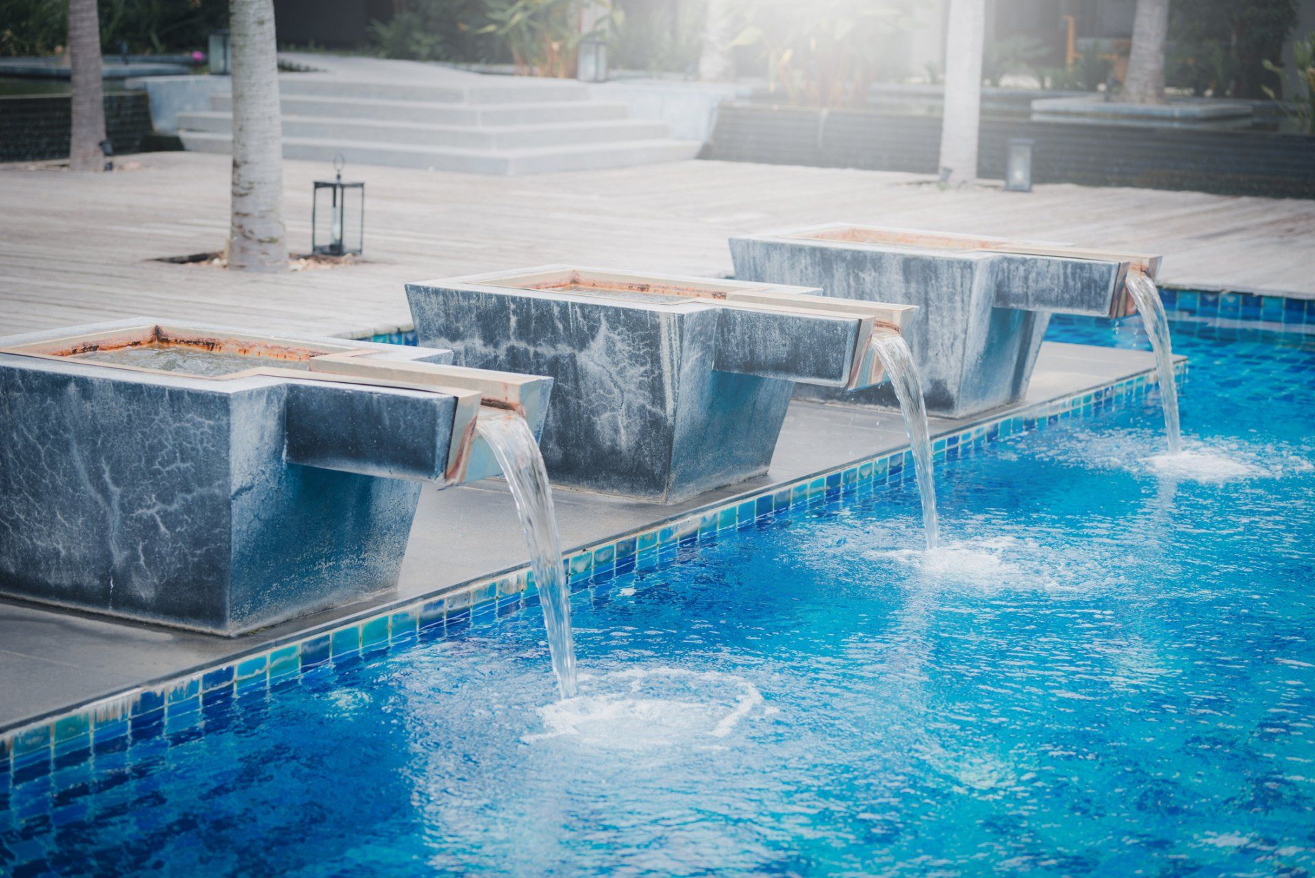 Realizzazione di piscina di una spa a Modena