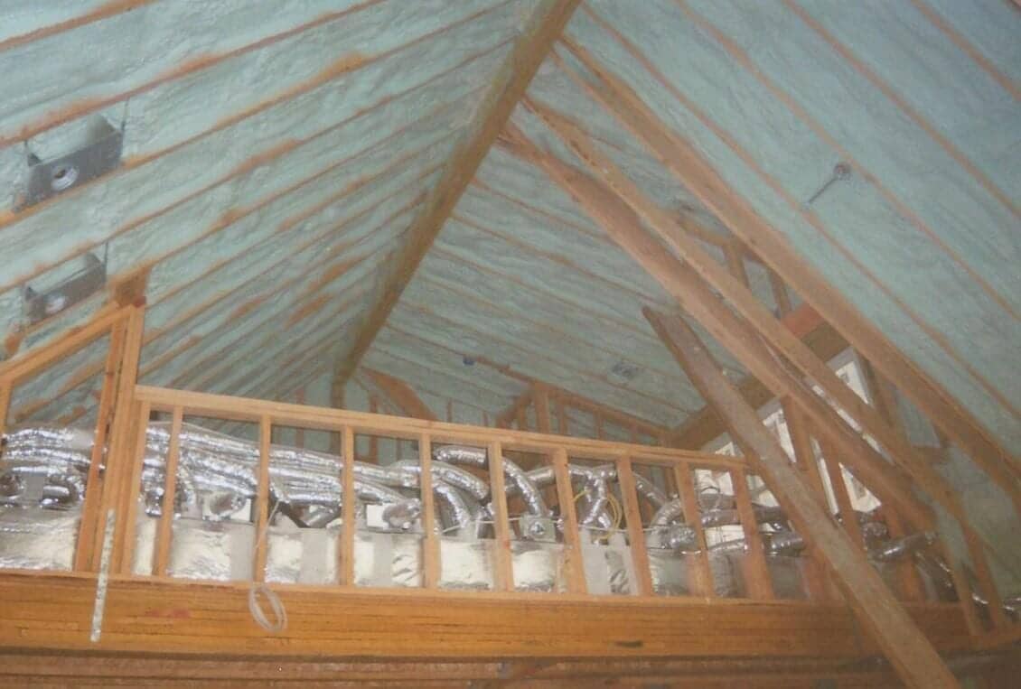 Under the roof insulation — Home Insulation in Whitehouse Station, NJ