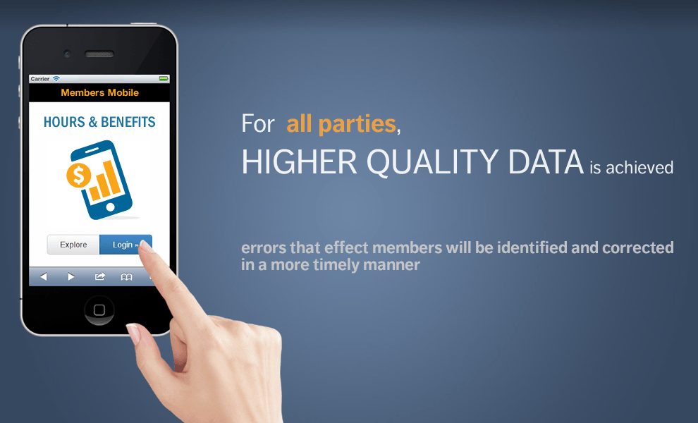 higher quality data