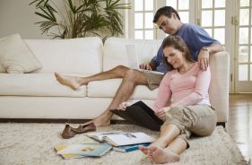 A couple relaxing on clean furniture in South Nowra