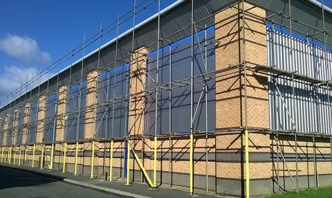 Scaffolding work