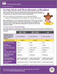 Download meats and meat alternatives worksheet