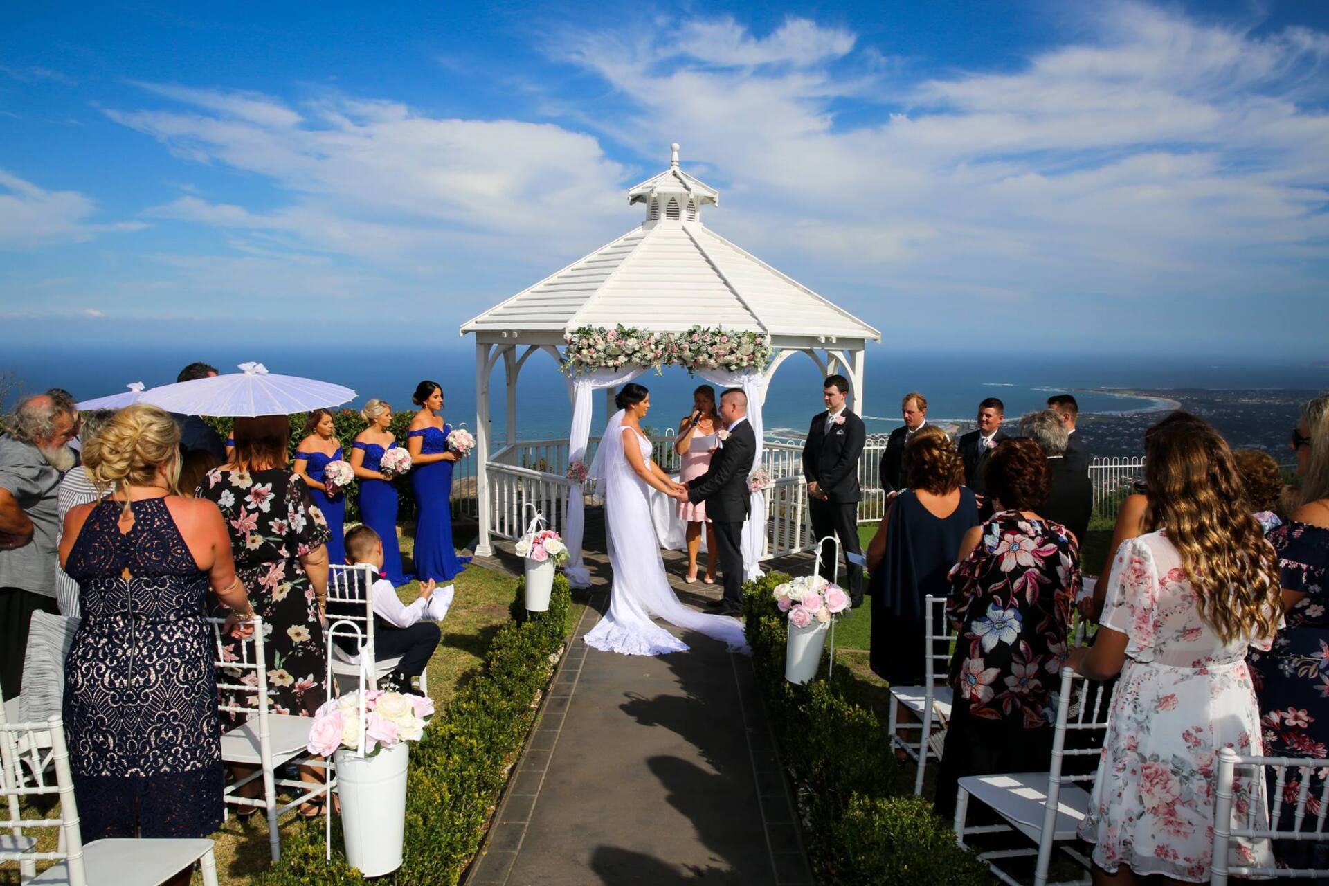 wedding ceremony taking place