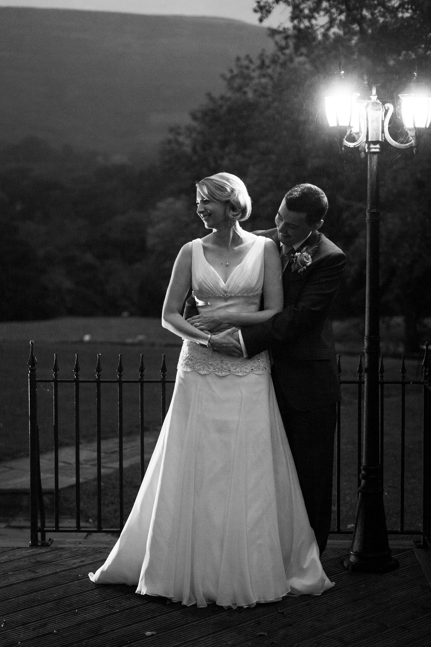 bride and groom photos at Losehill House Hotel