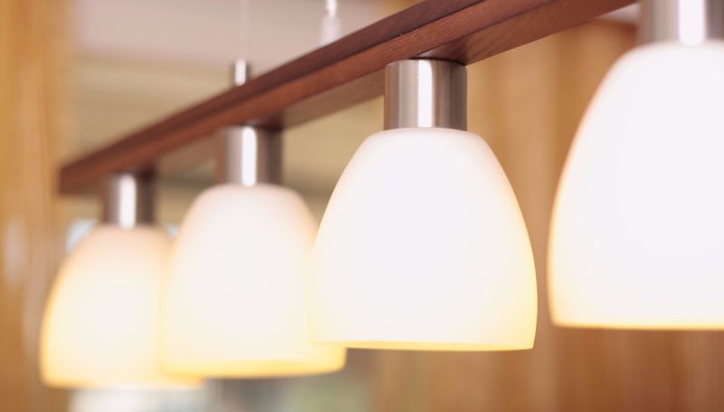 ceiling lighting with glass shades