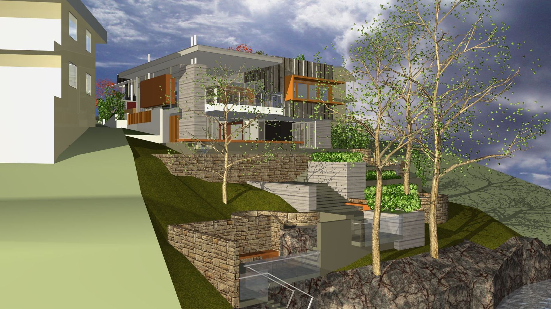 View of the ternnyson point project