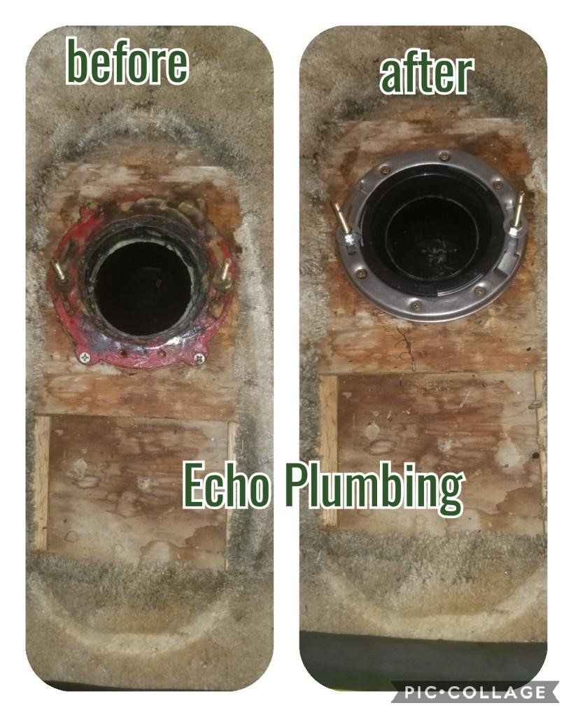Sink Before and After — Pittsburg, CA — Echo Plumbing & Rooter Sink Before and After — Pittsburg, CA — Echo Plumbing & Rooter
