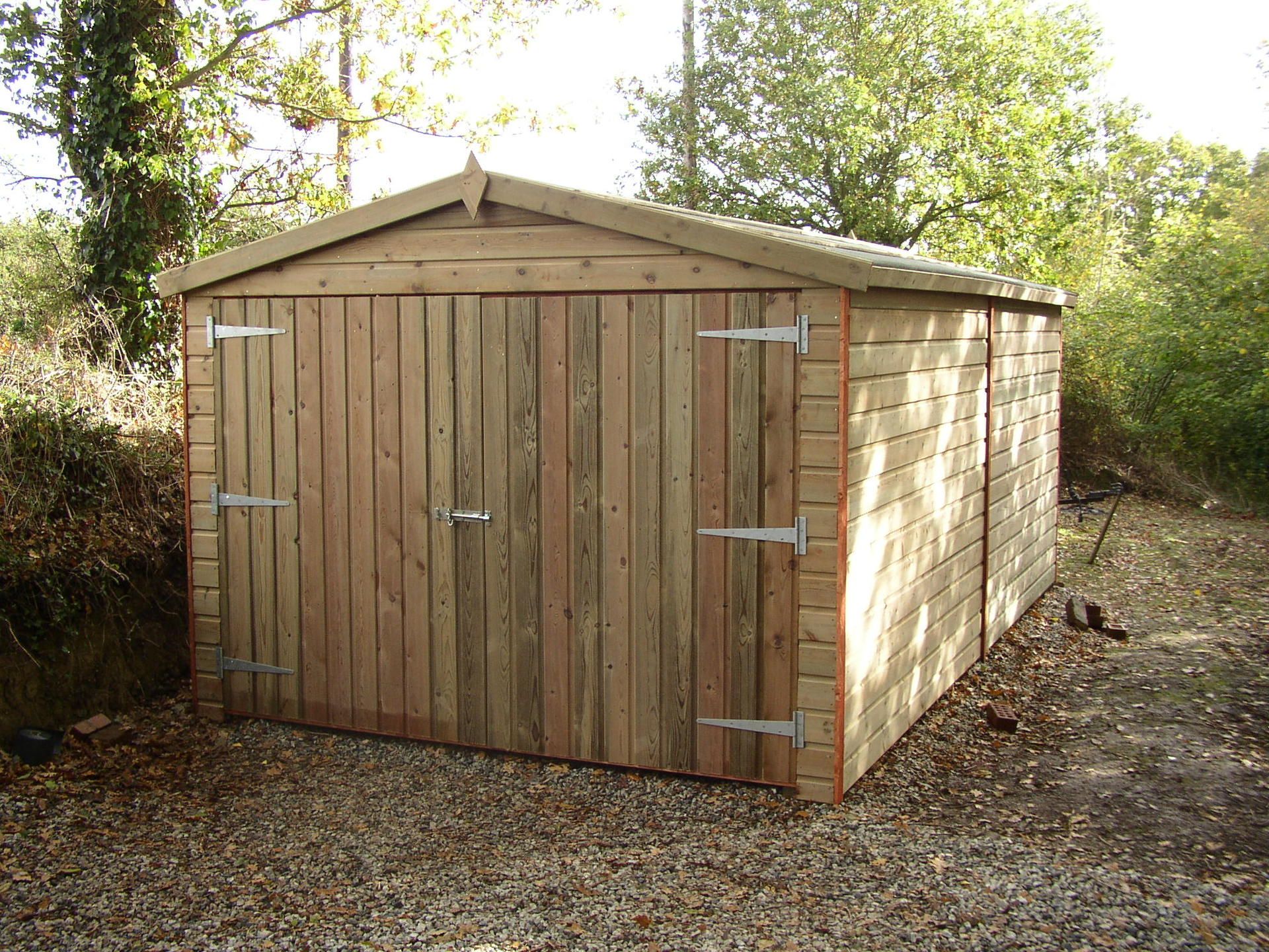 Timber Garage by CP Sheds Devon