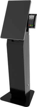 the Austin Payment Kiosk in black with a 22