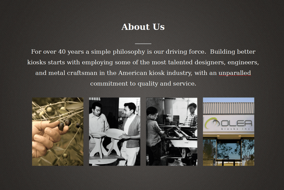 About Us (Oleo). 