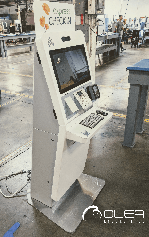Large custom built payment kiosk