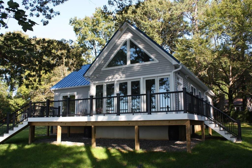 Lusby New Home Construction - Deck View