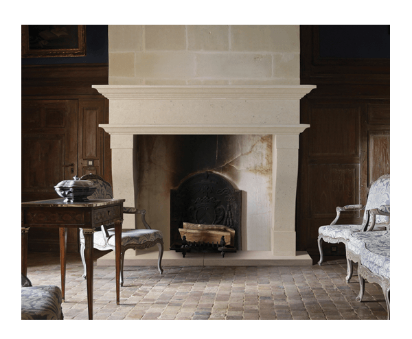 STONE FIREPLACE 2