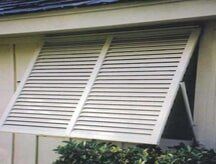 Aluminum Storm Shutter — White Bahama Shutter in Corpus Christi, TX