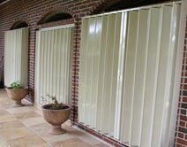 Hurricane Protection — Closed Shutter Door  in Corpus Christi, TX