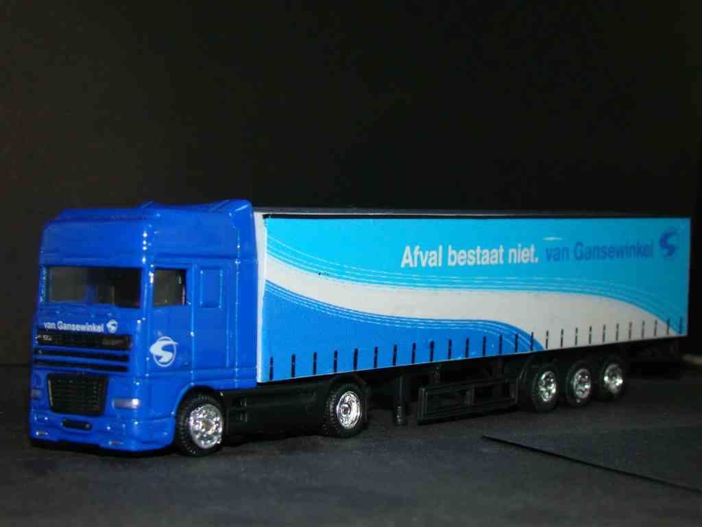 Van Gansewinkel DAF 105 SSC - Testmodel voor nieuwe zeilopdruk