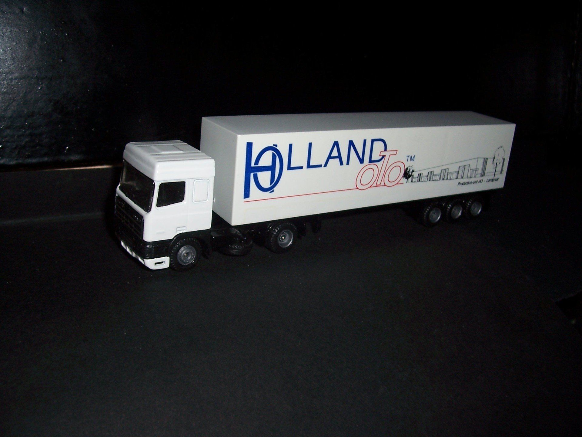 Holland OTO DAF 95 SC - bedrijfspand afb. op oplegger