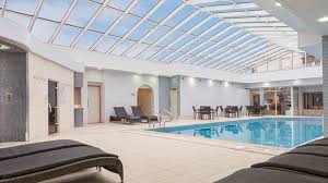 Swimming pool and relaxing chairs