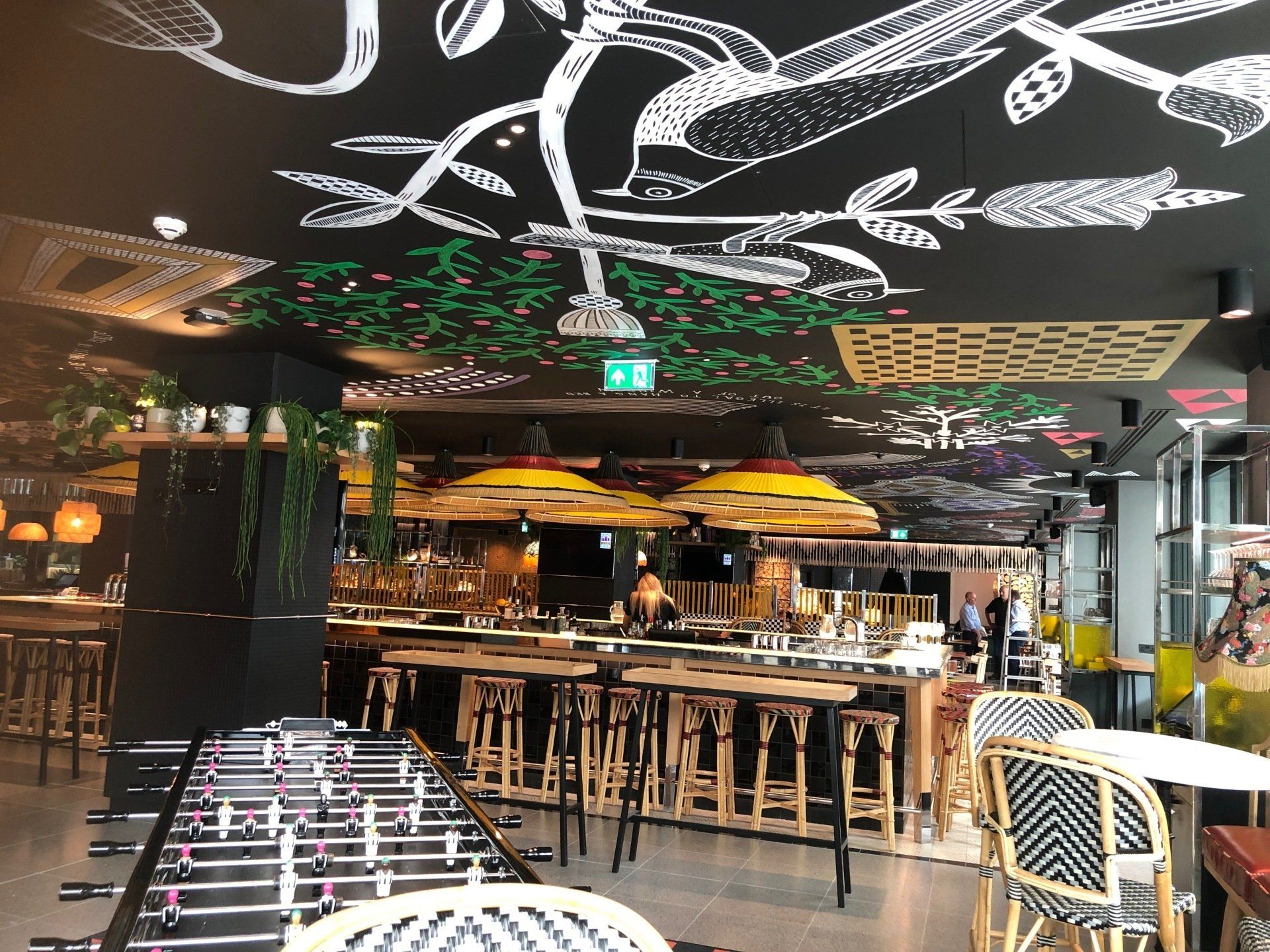 hotel's restaurant