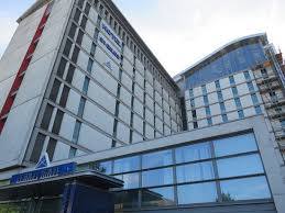 view of the hotel outside the building