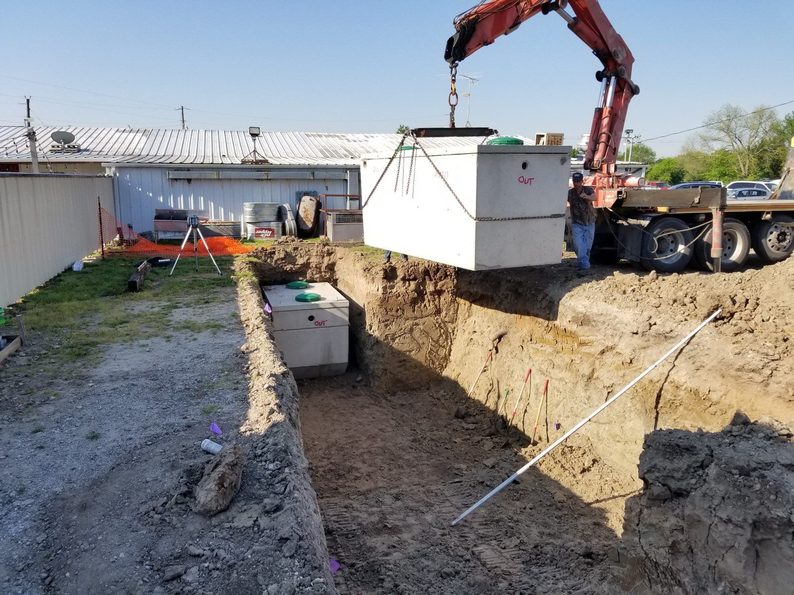 Tank delivery