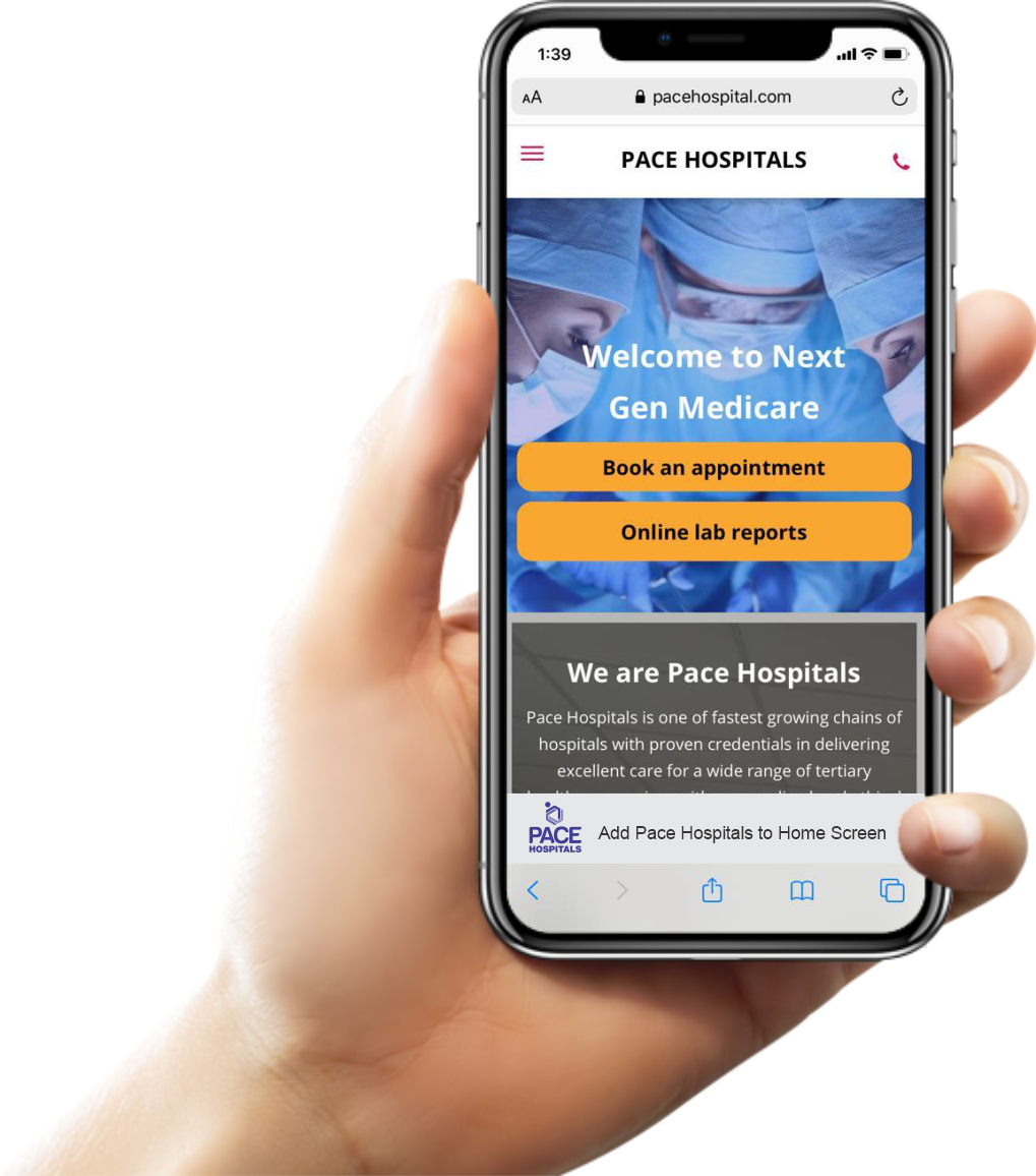 Progressive Web App - Pace Hospitals Progressive Web App - Pace Hospitals