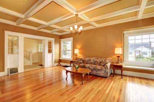 New Furnished floor in living room - Floor Refinishing in Portland, ME