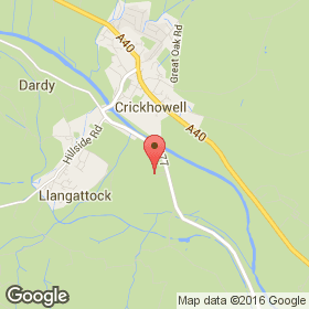 Powys Location Map