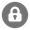 A white padlock icon in a gray circle.