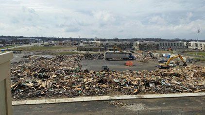 After Demolition — Indianapolis, IN — W R Beach, Inc.