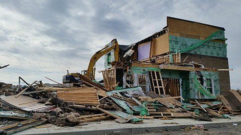 Demolished Commercial Building — Indianapolis, IN — W R Beach, Inc.